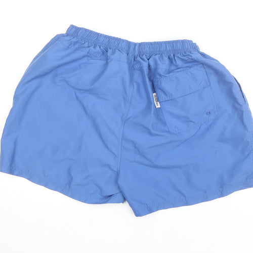 Dolphin Men's Blue 2XL Swim Shorts Elastic Waist Quick Dry