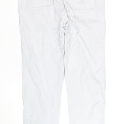 Dunnes Men’s Grey Regular Fit Cargo Elastic Waist Trousers M