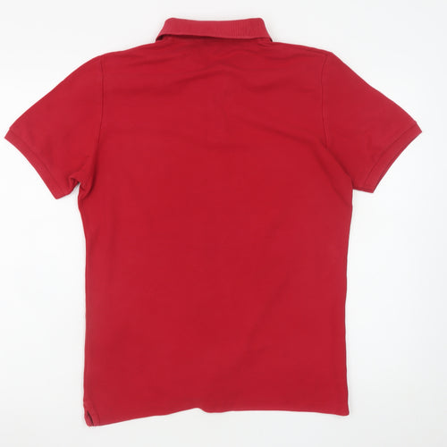 Ben Sherman Men's Red Cotton Polo Shirt Size S Classic Style