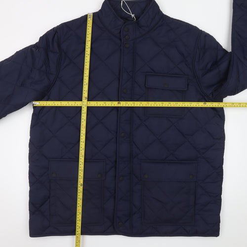 Marks and Spencer Men's Blue 3XL Quilted Padded Jacket