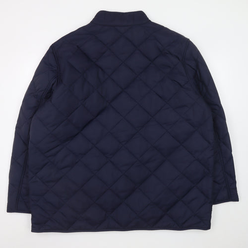 Marks and Spencer Men's Blue 3XL Quilted Padded Jacket