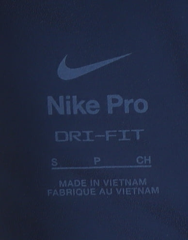 Nike Pro Dri-FIT Navy Women's S Ankle Leggings Stretch Athletic