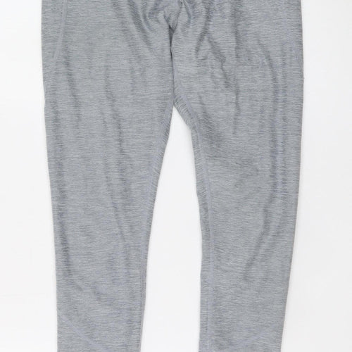 MP Women's Grey High Waist Ankle Leggings Size S Stretch Fit