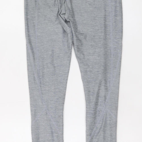 MP Women's Grey High Waist Ankle Leggings Size S Stretch Fit