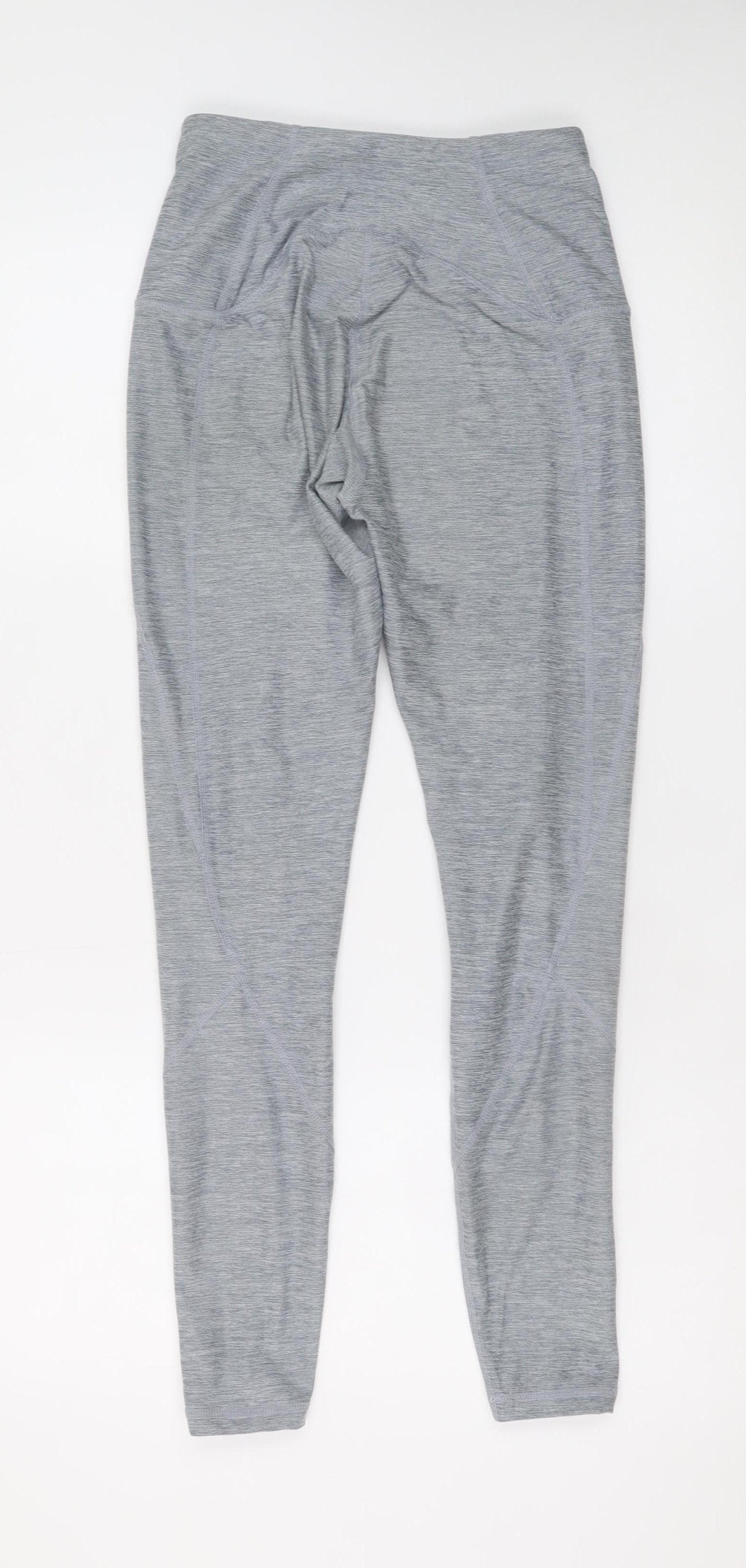 MP Women's Grey High Waist Ankle Leggings Size S Stretch Fit
