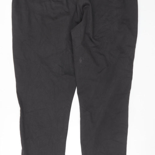 Dunnes Stores Men's Black Tapered Trousers Waist 42in Leg 29in