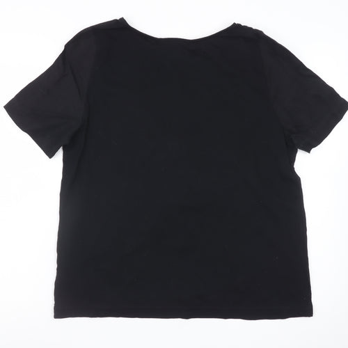 Carolyn Donnelly The Edit Women's Black Linen Blouse UK 10