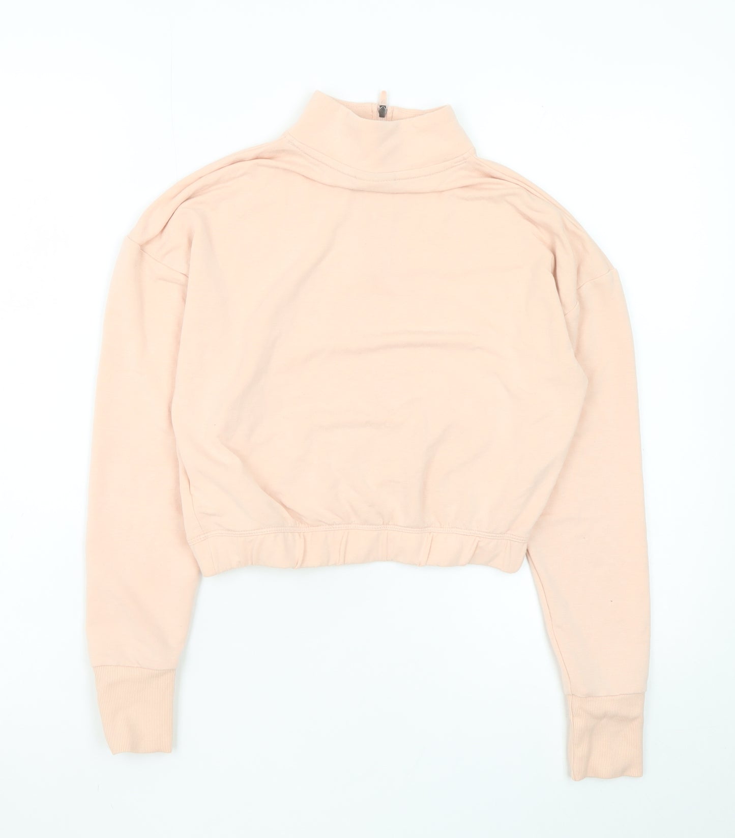 Gymshark Women’s Beige XS 1/4 Zip Cropped Sweatshirt