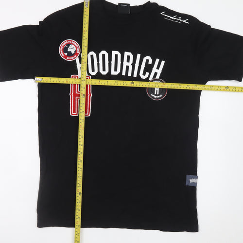 Hoodrich Men's Black Graphic Short Sleeve T-Shirt Size M
