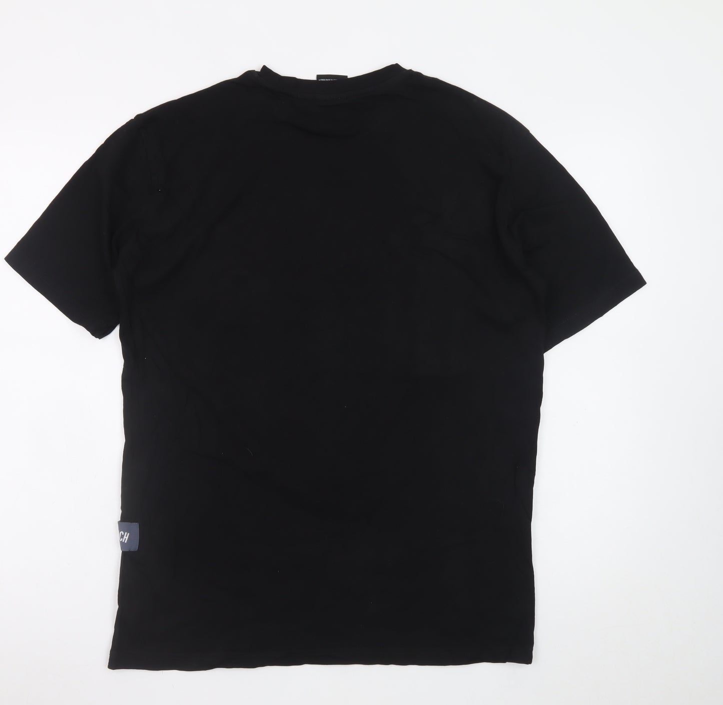 Hoodrich Men's Black Graphic Short Sleeve T-Shirt Size M
