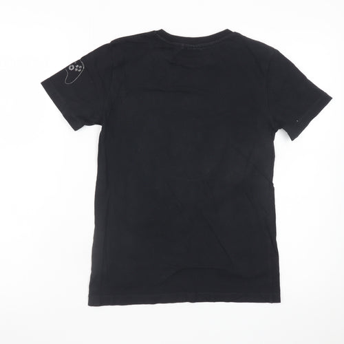 Next Boys Black Xbox Sequin Graphic Short Sleeve T-Shirt 9 Years