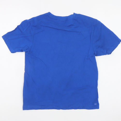 Slazenger Boys Blue Sports T-Shirt 13 Years Short Sleeve Crew Neck