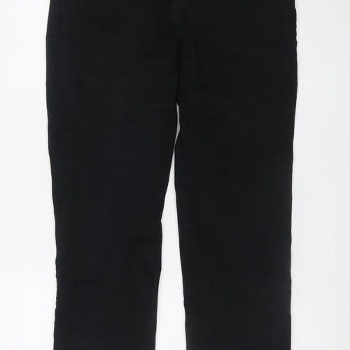 Gloria Vanderbilt Womens Black Straight Leg Jeans Size 10 Regular