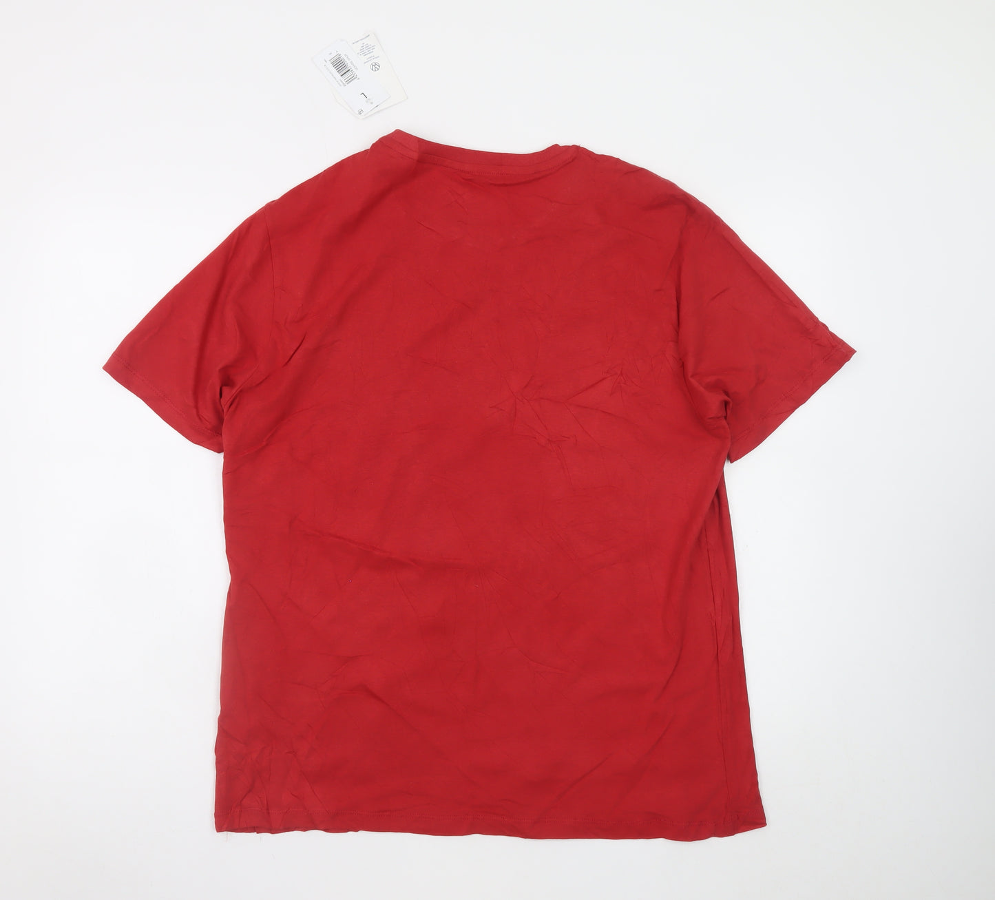 Volkswagen Men's Red Christmas Graphic T-Shirt Size L