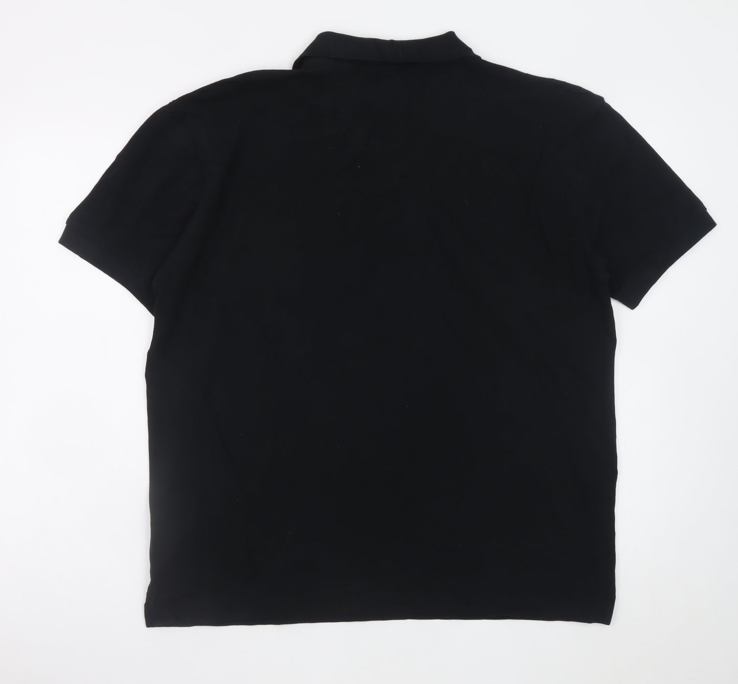 Springfield Men's Black XL Cotton Polo Shirt Classic Fit