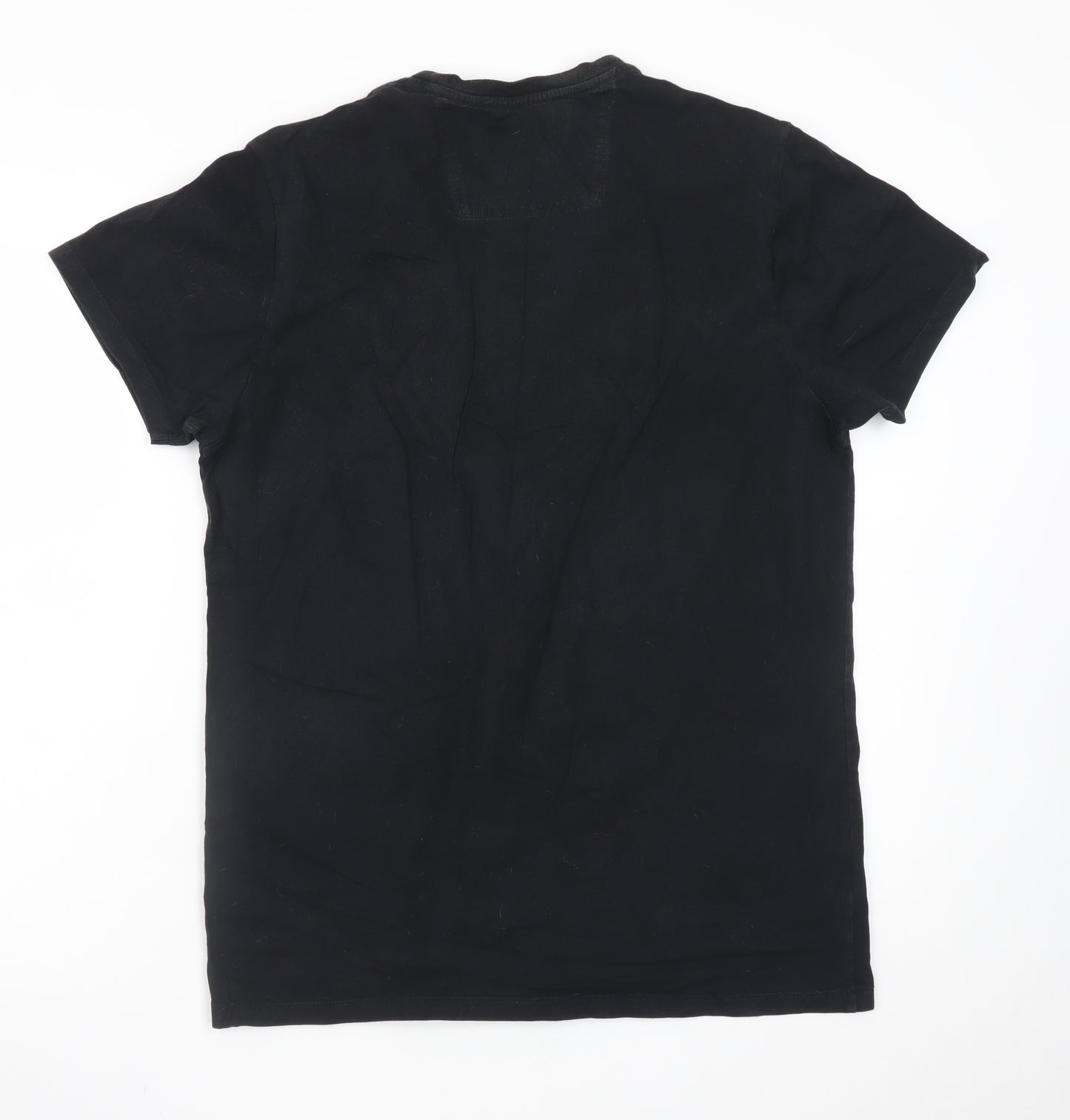 Ben Sherman Men's Black Graphic Car Print T-Shirt Medium