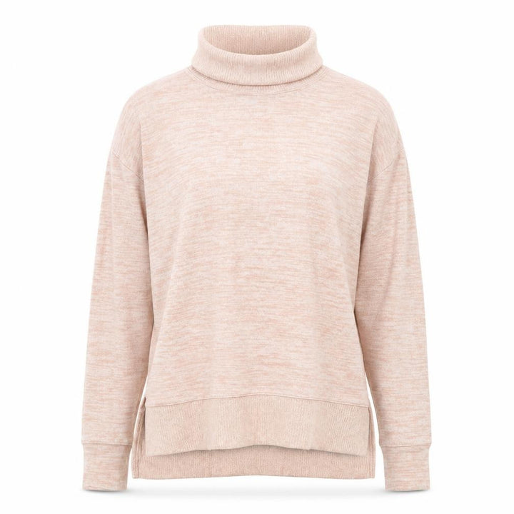 Gap Womens Beige Roll Neck Jumper Medium Long Sleeve Soft Knit