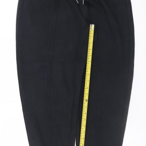 Nike Men's Black Jogger Trousers M Regular Fit Fleece Sweatpants