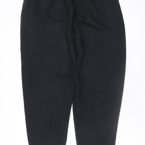 Nike Men's Black Jogger Trousers M Regular Fit Fleece Sweatpants