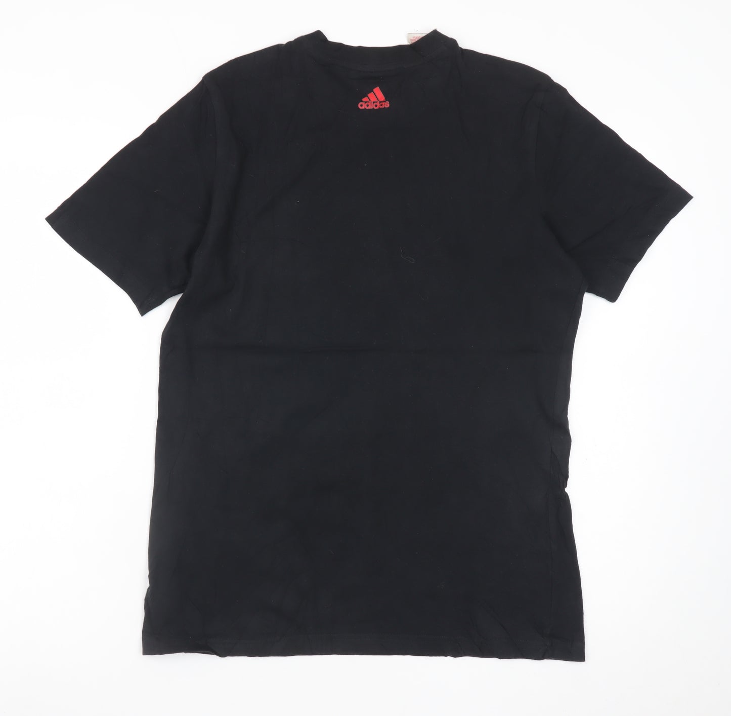 Adidas Teens Black Short Sleeve Sports Logo T-Shirt Size S