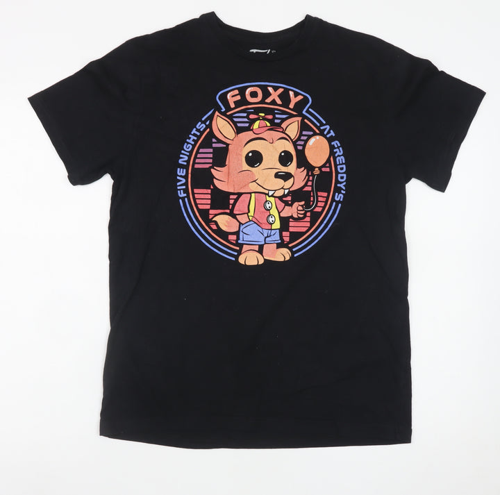 Funko Five Nights at Freddy's Foxy Black Men's M Graphic T-Shirt