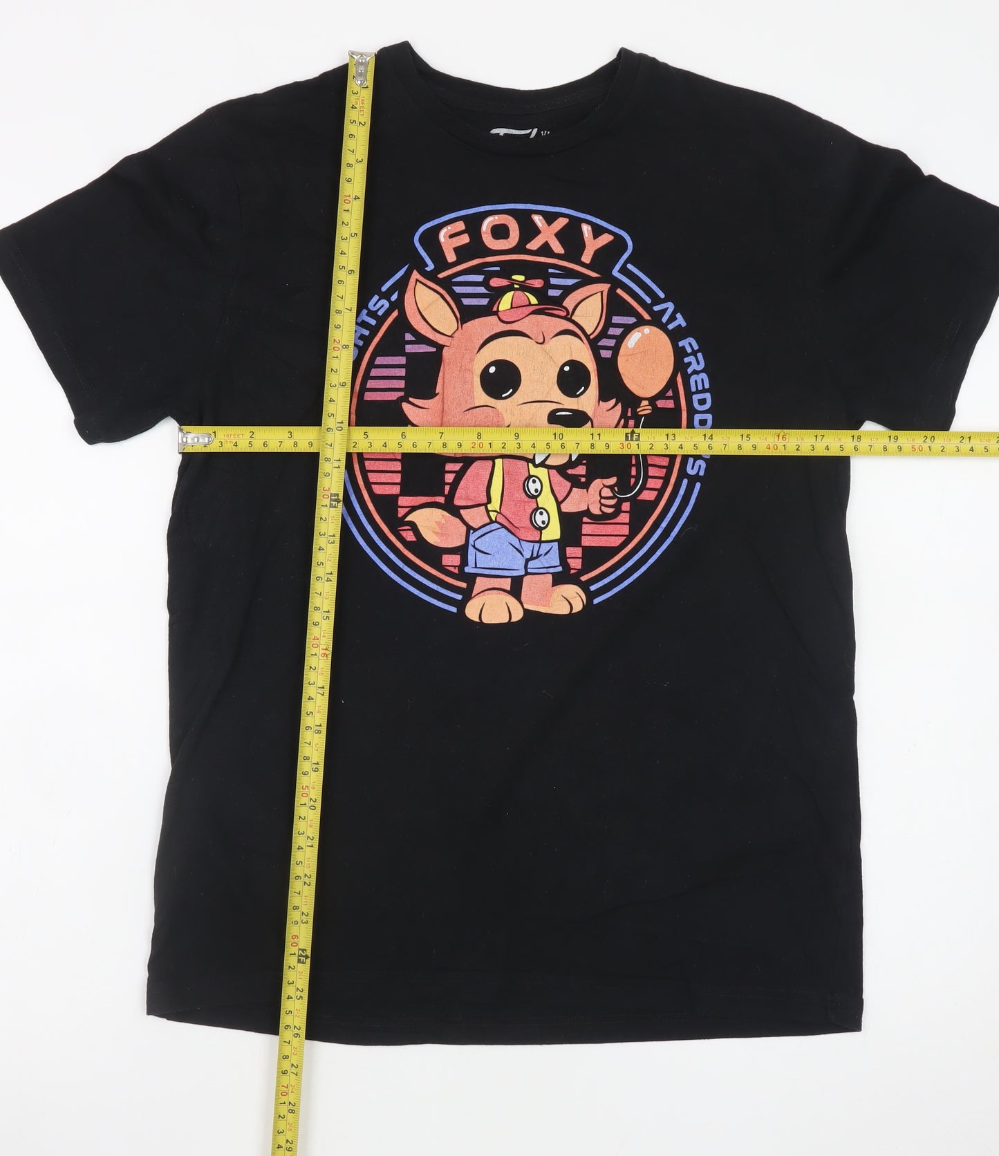 Funko Five Nights at Freddy's Foxy Black Men's M Graphic T-Shirt