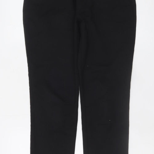 Zara Woman Black Slim Fit Tailored Trousers Size 12