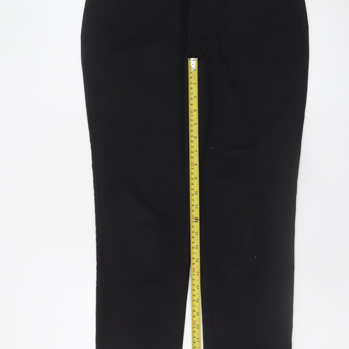 Zara Woman Black Slim Fit Tailored Trousers Size 12