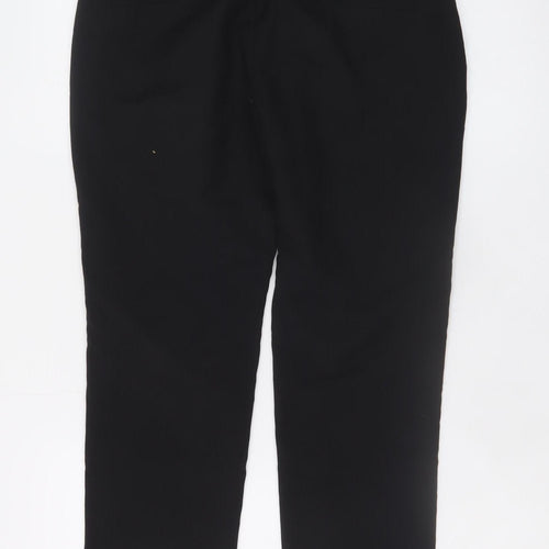 Zara Woman Black Slim Fit Tailored Trousers Size 12