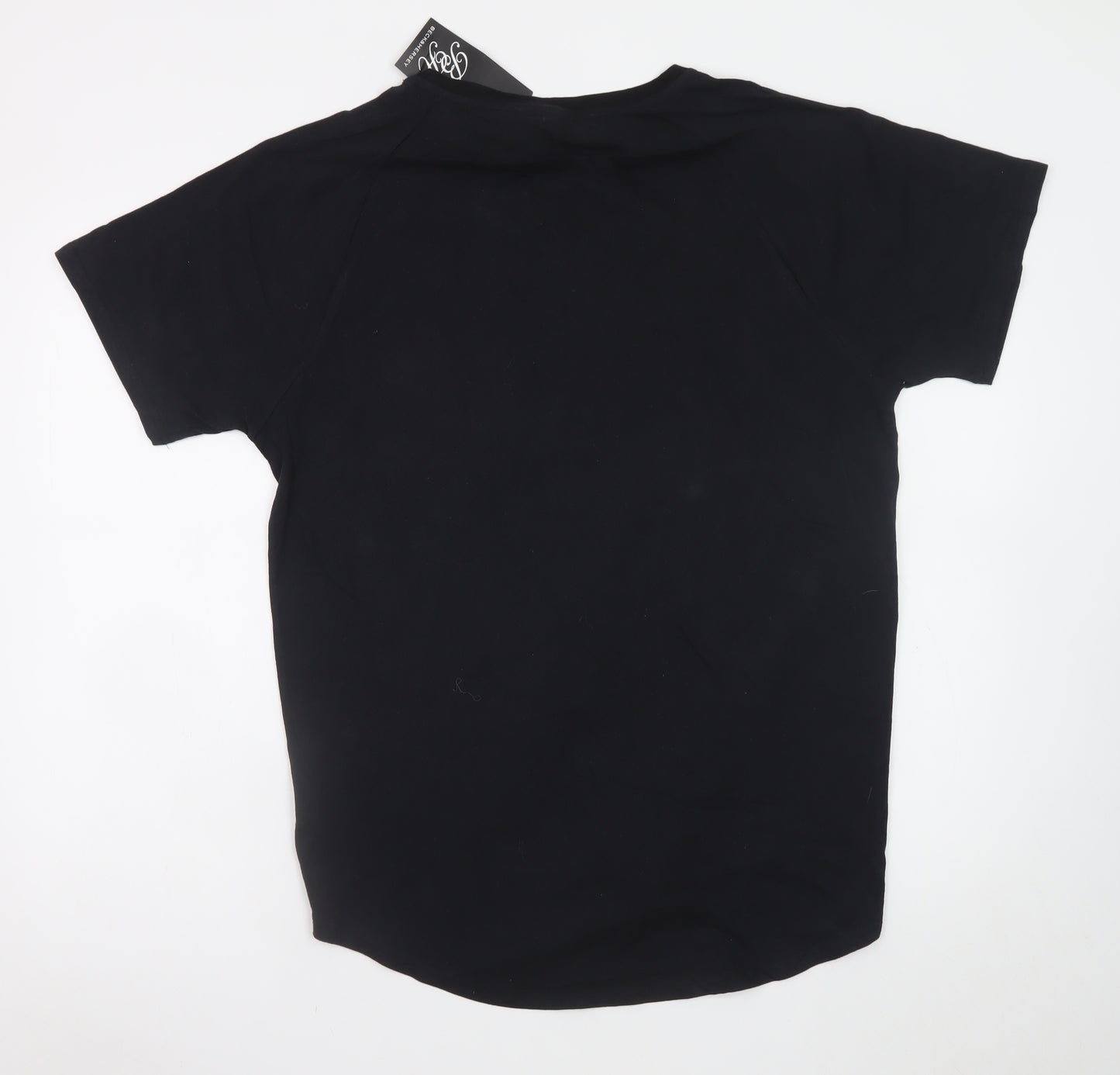 Beck & Hersey Men's Black XL Cotton Graphic Tiger T-Shirt