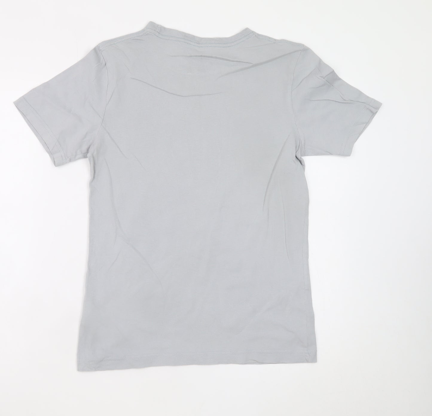 Jordan Boys Grey 12-13 Years Sports Graphic Cotton T-Shirt