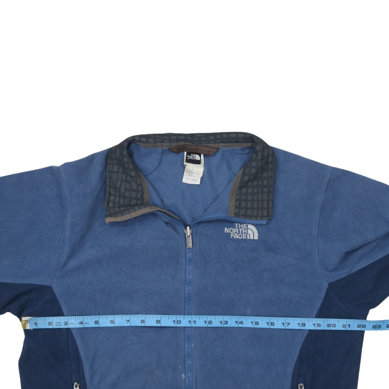 The North Face Men's Blue Full Zip Fleece Jacket Size S