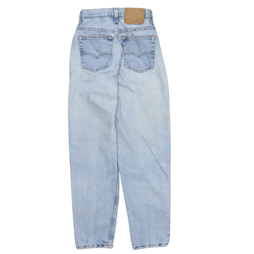 Levi's 551 Women's Light Blue Relaxed Fit High Rise Tapered Jeans Size 6