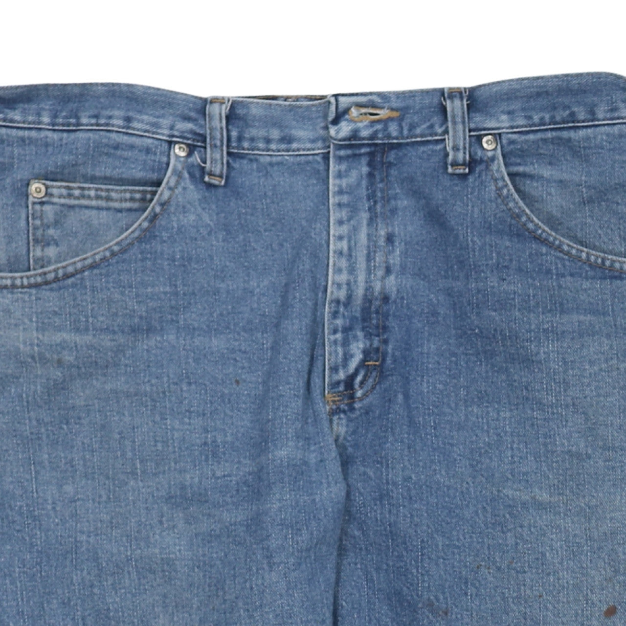 Wrangler Men Blue 36x30 Regular Fit Straight Denim Jeans