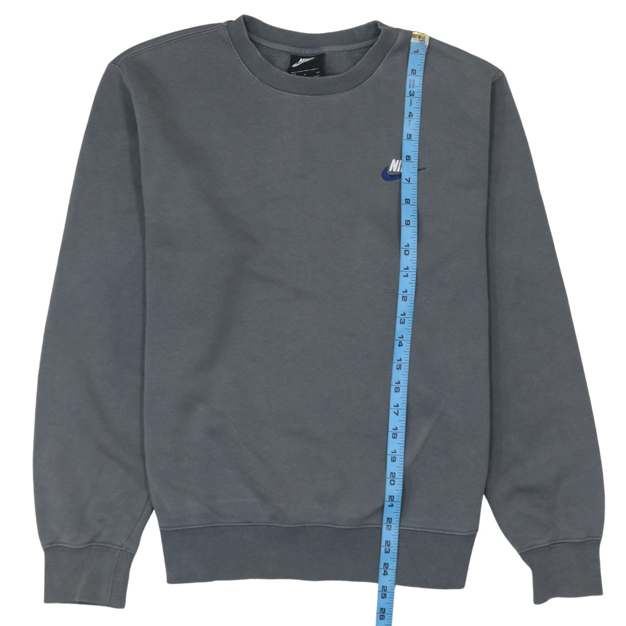 Nike Men's Grey Pullover Crew Neck Sweatshirt Size S