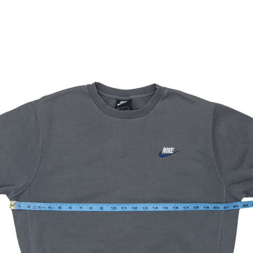Nike Men's Grey Pullover Crew Neck Sweatshirt Size S