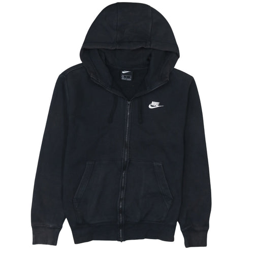 Nike Men's Black Full Zip Hoodie Sweatshirt Size S
