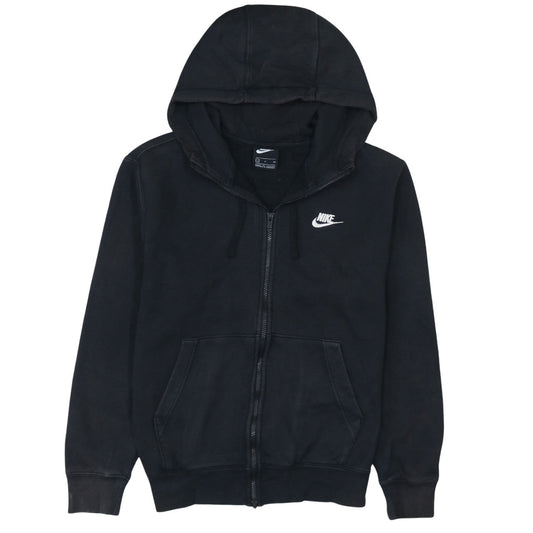 Nike Men's Black Full Zip Hoodie Sweatshirt Size S