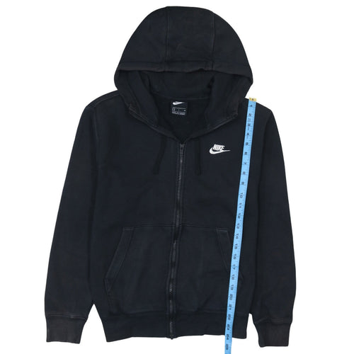 Nike Men's Black Full Zip Hoodie Sweatshirt Size S