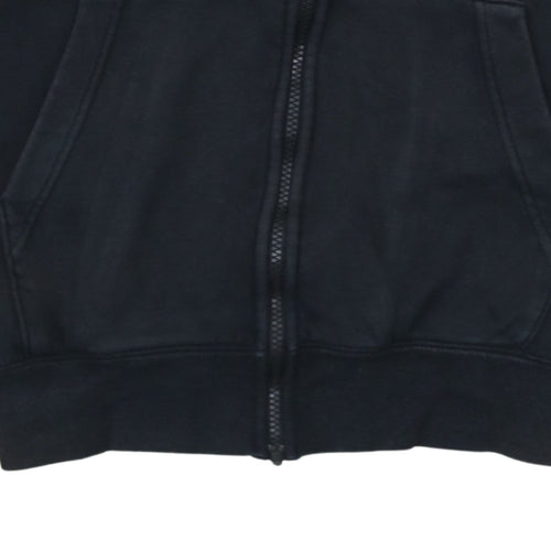 Nike Men's Black Full Zip Hoodie Sweatshirt Size S