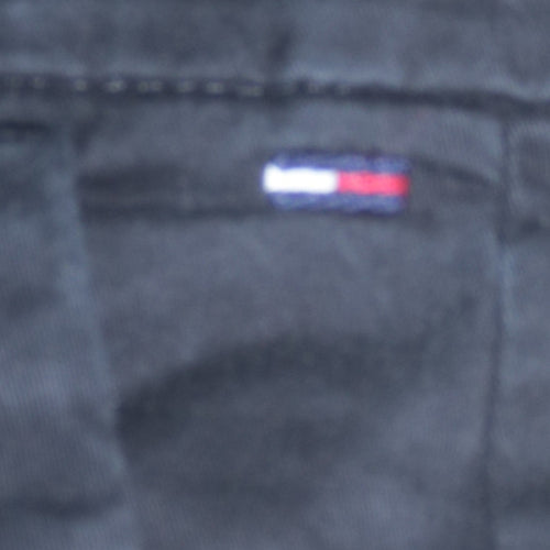 Tommy Jeans Men's Black Slim Fit Chino Trousers Size 34/32