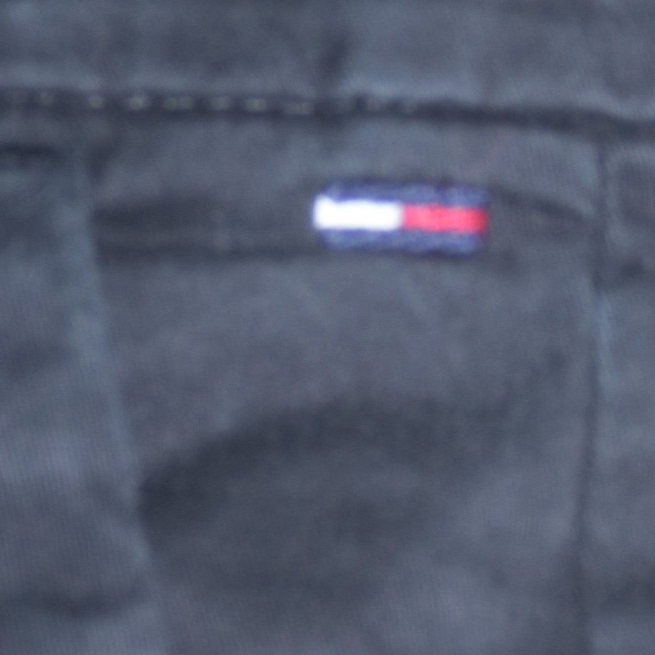Tommy Jeans Men's Black Slim Fit Chino Trousers Size 34/32
