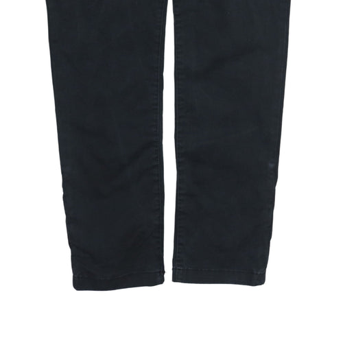 Tommy Jeans Men's Black Slim Fit Chino Trousers Size 34/32