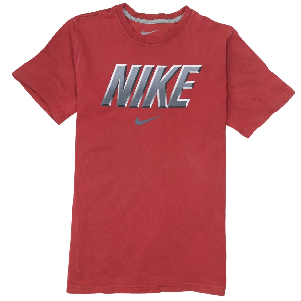 Nike Teens Red Short Sleeve Crew Neck Graphic T-Shirt L