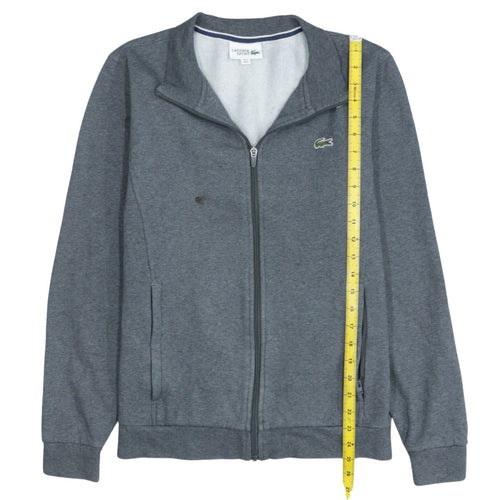 Lacoste Sport Men's Grey Full Zip Sweatshirt Size M