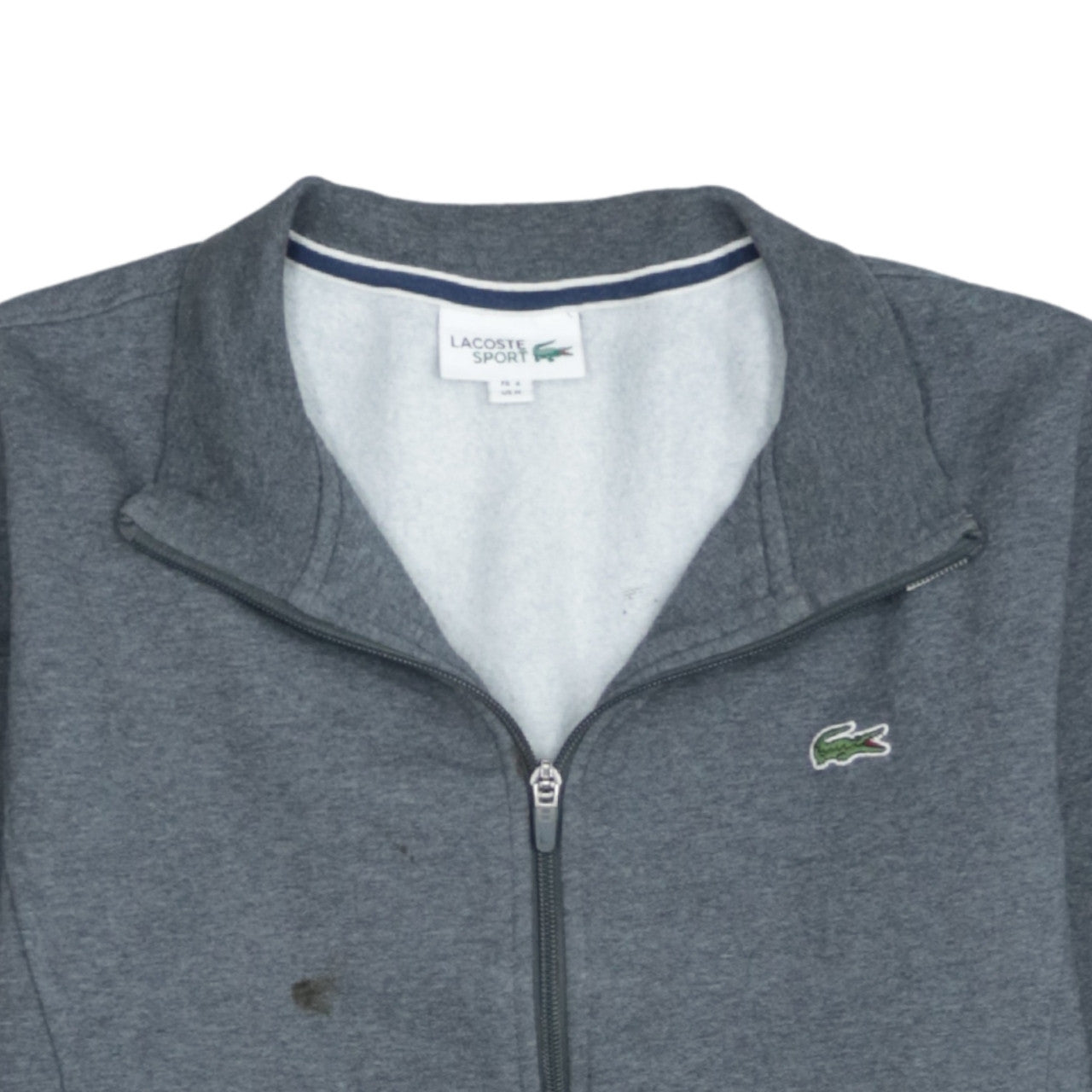 Lacoste Sport Men's Grey Full Zip Sweatshirt Size M