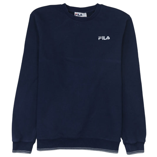 Fila Women’s Navy Blue Crew Neck Pullover Sweatshirt Size L