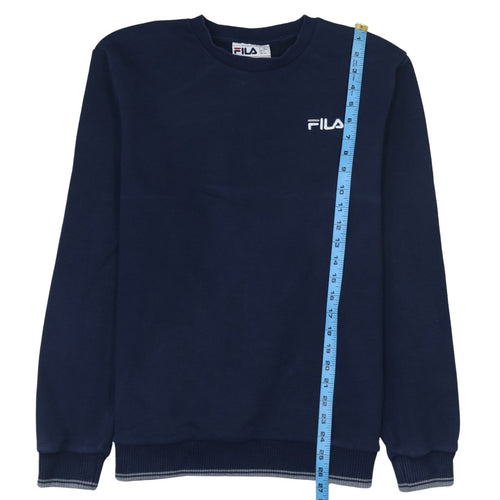 Fila Women’s Navy Blue Crew Neck Pullover Sweatshirt Size L