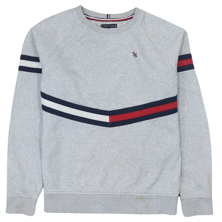 Tommy Hilfiger Boys Grey 16 Years Pullover Sweatshirt with Logo Trim