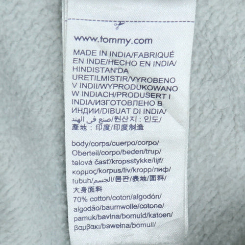 Tommy Hilfiger Boys Grey 16 Years Pullover Sweatshirt with Logo Trim